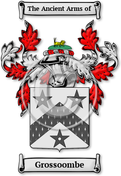Grossoombe Family Crest Download (jpg) Legacy Series - 150 DPI