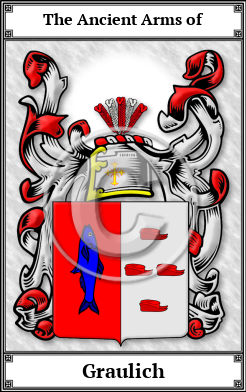 Graulich Family Crest Download (JPG)  Book Plated - 150 DPI