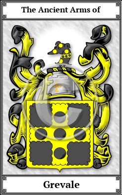 Grevale Family Crest Download (JPG)  Book Plated - 150 DPI