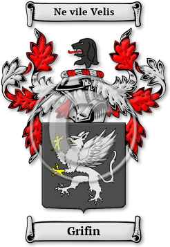 Grifin Family Crest Download (jpg) Legacy Series - 150 DPI