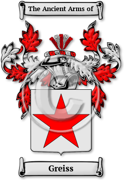Greiss Family Crest Download (jpg) Legacy Series - 150 DPI