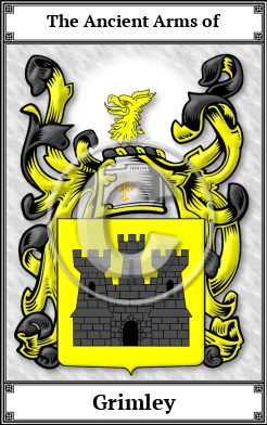 Grimley Family Crest Download (JPG) Book Plated - 600 DPI