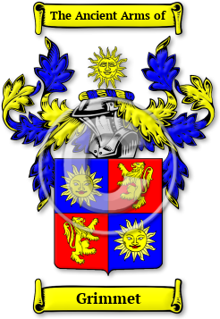 Grimmet Family Crest Download (jpg) Legacy Series - 150 DPI