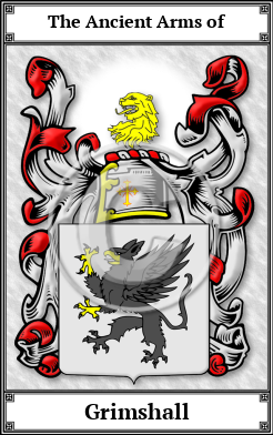 Grimshall Family Crest Download (JPG)  Book Plated - 150 DPI