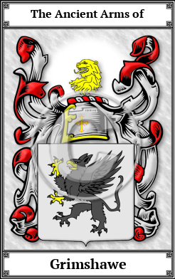 Grimshawe Family Crest Download (JPG)  Book Plated - 150 DPI