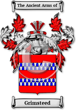 Grimsteed Family Crest Download (jpg) Legacy Series - 150 DPI