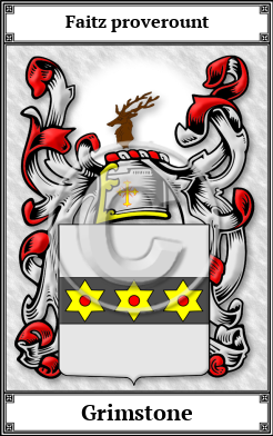 Grimstone Family Crest Download (JPG)  Book Plated - 150 DPI
