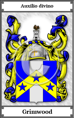 Grimwood Family Crest Download (JPG)  Book Plated - 150 DPI