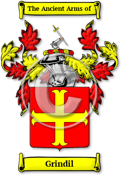 Grindil Family Crest Download (jpg) Legacy Series - 150 DPI