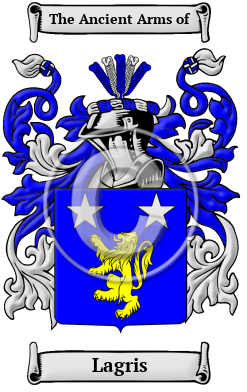 Lagris Family Crest Download (JPG) Heritage Series - 300 DPI