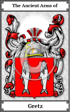 Gretz Family Crest Download (JPG) Book Plated - 600 DPI