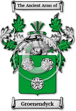 Groenendyck Family Crest Download (jpg) Legacy Series - 150 DPI