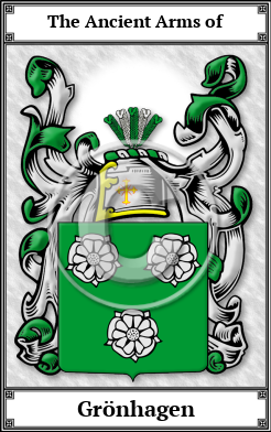 Grönhagen Family Crest Download (JPG)  Book Plated - 150 DPI