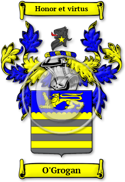 O'Grogan Family Crest Download (jpg) Legacy Series - 150 DPI