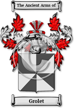 Grolet Family Crest Download (JPG) Legacy Series - 600 DPI