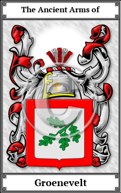 Groenevelt Family Crest Download (JPG)  Book Plated - 150 DPI