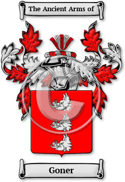 Goner Family Crest Download (JPG) Legacy Series - 600 DPI