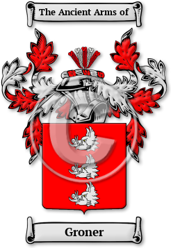 Groner Family Crest Download (jpg) Legacy Series - 150 DPI