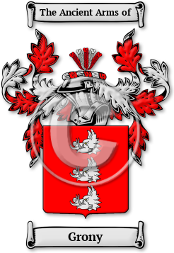 Grony Family Crest Download (jpg) Legacy Series - 150 DPI