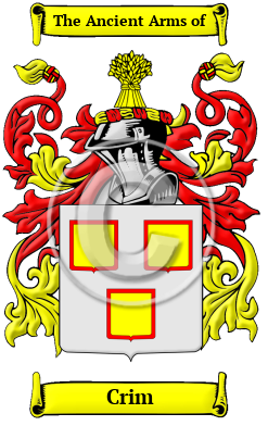 Crim Family Crest Download (JPG) Heritage Series - 600 DPI