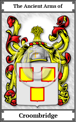 Croombridge Family Crest Download (JPG)  Book Plated - 150 DPI