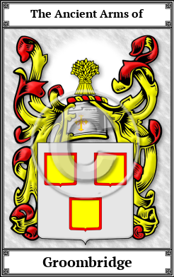 Groombridge Family Crest Download (JPG)  Book Plated - 150 DPI