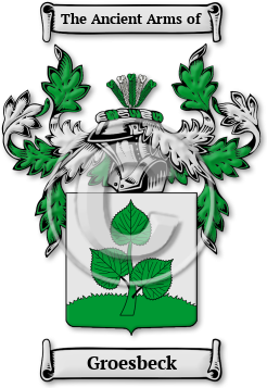 Groesbeck Family Crest Download (jpg) Legacy Series - 150 DPI