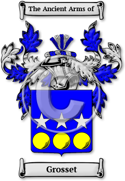 Grosset Family Crest Download (JPG) Legacy Series - 600 DPI