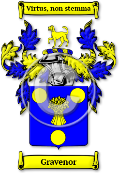 Gravenor Family Crest Download (jpg) Legacy Series - 150 DPI