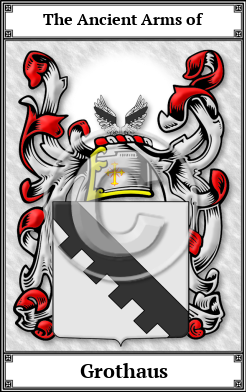 Grothaus Family Crest Download (JPG)  Book Plated - 150 DPI