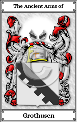 Grothusen Family Crest Download (JPG)  Book Plated - 150 DPI