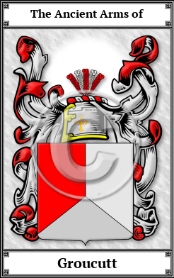 Groucutt Family Crest Download (JPG)  Book Plated - 150 DPI