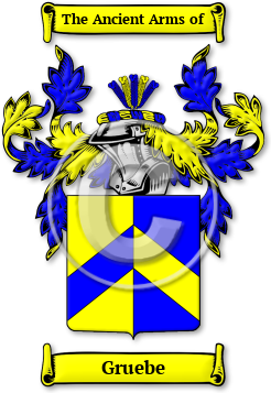 Gruebe Family Crest Download (JPG) Legacy Series - 600 DPI