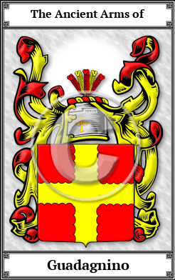 Guadagnino Family Crest Download (JPG)  Book Plated - 150 DPI
