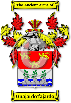 Guajardo'fajardo Family Crest Download (JPG) Legacy Series - 600 DPI