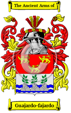Guajardo-fajardo Family Crest Download (JPG) Heritage Series - 300 DPI