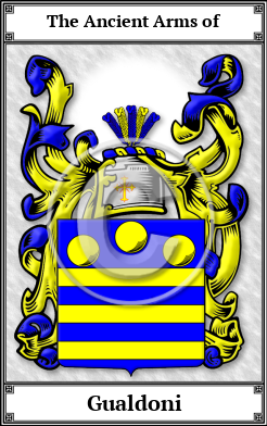 Gualdoni Family Crest Download (JPG)  Book Plated - 150 DPI