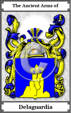 Delaguardia Family Crest Download (JPG)  Book Plated - 150 DPI