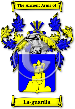 La-guardia Family Crest Download (jpg) Legacy Series - 150 DPI