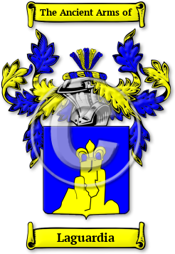 Laguardia Family Crest Download (JPG) Legacy Series - 600 DPI