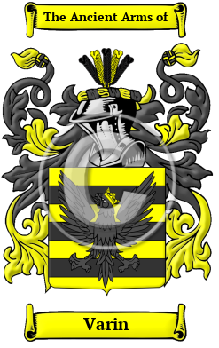 Varin Family Crest Download (JPG) Heritage Series - 600 DPI