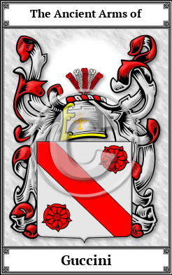 Guccini Family Crest Download (JPG)  Book Plated - 150 DPI