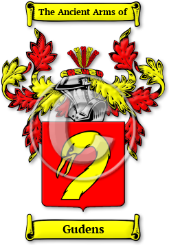 Gudens Family Crest Download (jpg) Legacy Series - 150 DPI