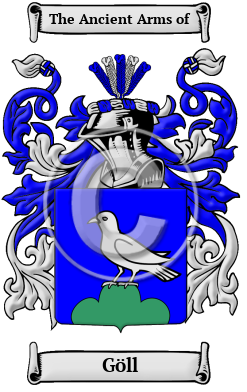 Göll Family Crest Download (JPG) Heritage Series - 300 DPI