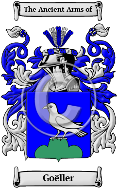Goëller Family Crest/Coat of Arms