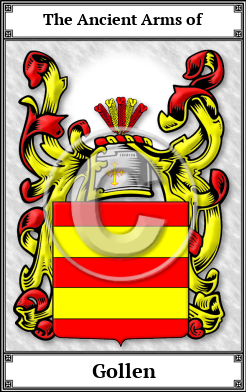 Gollen Family Crest Download (JPG)  Book Plated - 150 DPI