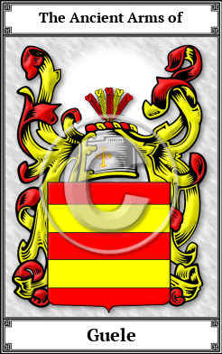 Guele Family Crest Download (JPG)  Book Plated - 150 DPI