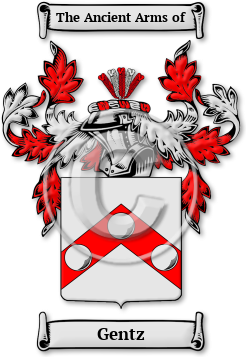 Gentz Family Crest Download (jpg) Legacy Series - 150 DPI
