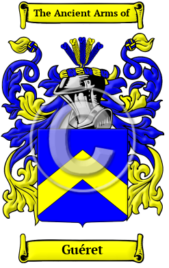 Guéret Family Crest Download (JPG) Heritage Series - 300 DPI