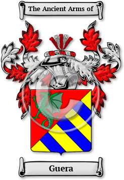 Guera Family Crest Download (jpg) Legacy Series - 150 DPI